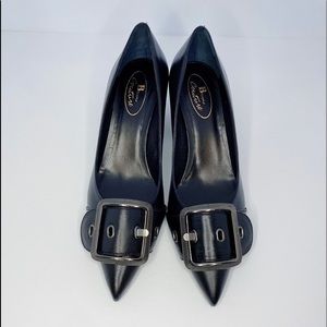 Browns Couture Black Leather Pumps made in…